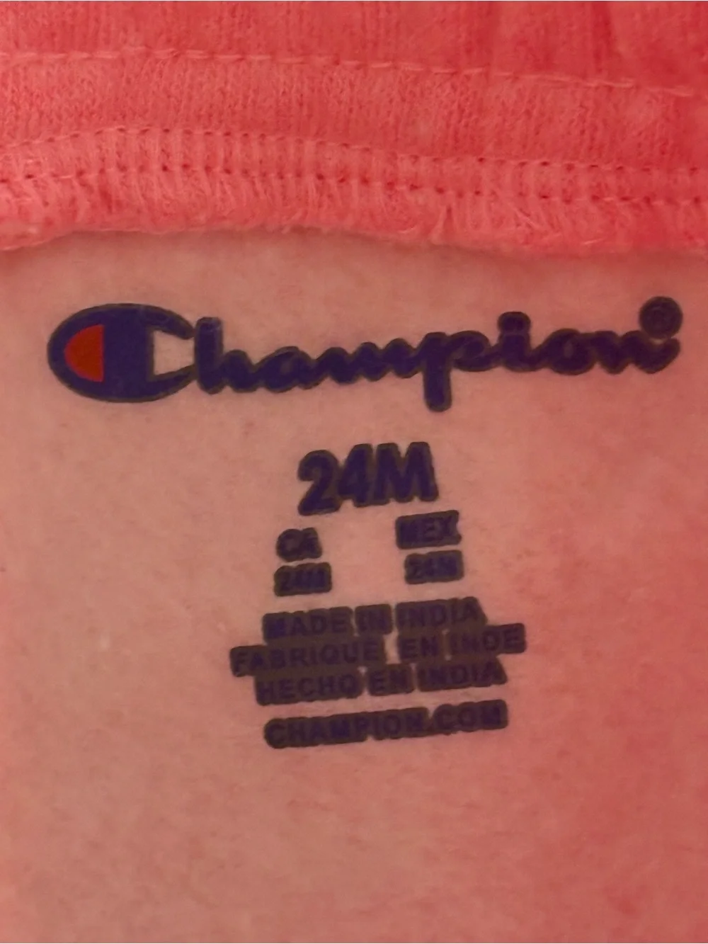 Champion Pink Terry Pull-On Girls Shorts